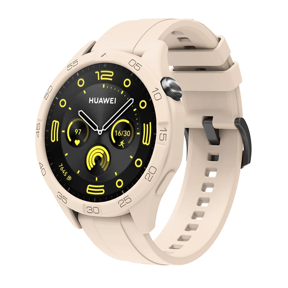 Silikonarmband + Schutzhülle für Huawei Watch GT6 GT5 GT4 46 mm Smart Watch Band – Detail 15