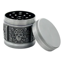 Skuller Tobacco Grinder 4 Layers 40mm Manual Metal Spice Herb Crusher Cutter Manual 1