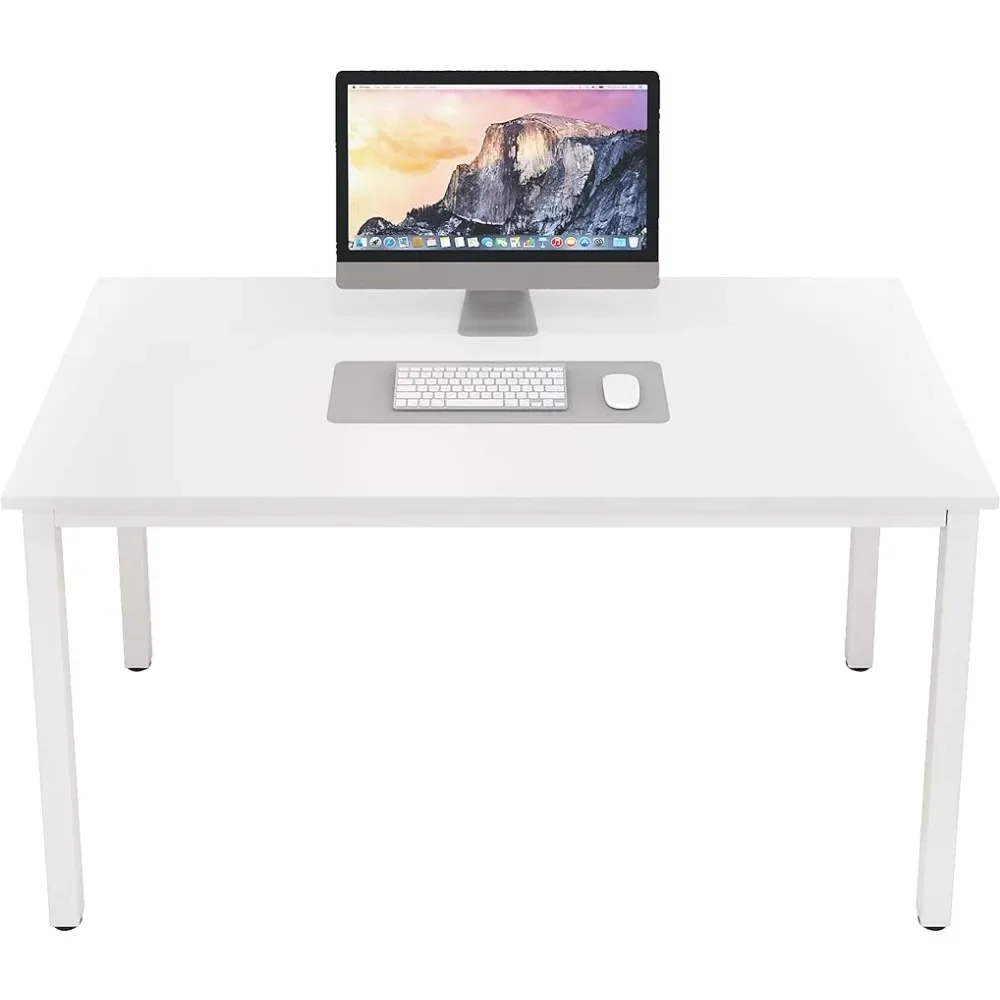 

Decent and Steady Home Office School Desk/Workstation/Table Bureau Gaming Chair 1 Pack BS1-120WW White and White Legs Mesa Gamer