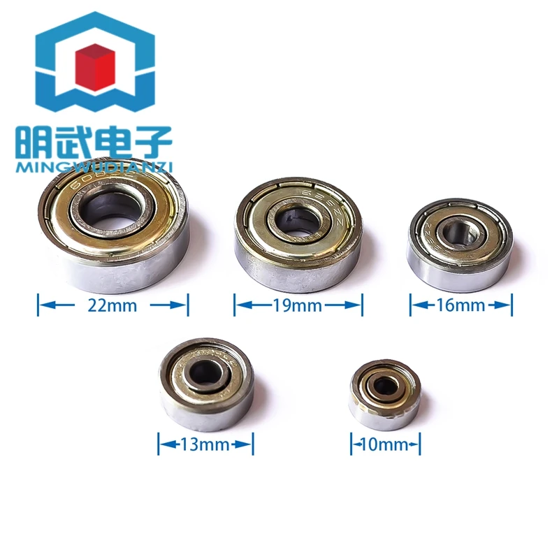 3D Printer Accessories Miniature Bearings 623ZZ 624ZZ 625ZZ 626ZZ 608ZZ 628ZZ 10pcs double shielded miniature bearing chrome steel 608zz 105zz 623zz 624zz 625zz 685zz f623zz 604zz deep groove ball bearing