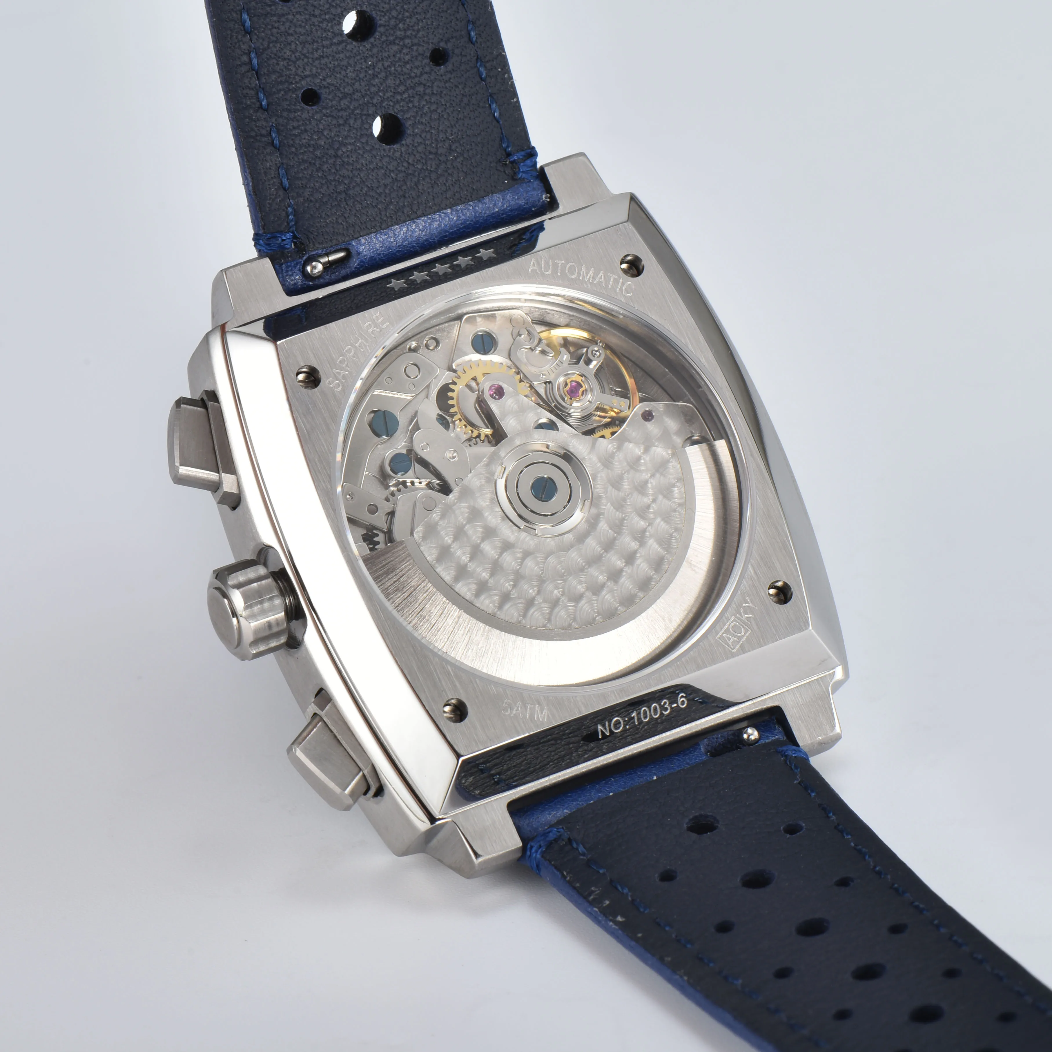 남성용 방수 시계, 다기능 타이밍 코드, 자동 무브먼트, 40mm 케이스, ETA7750