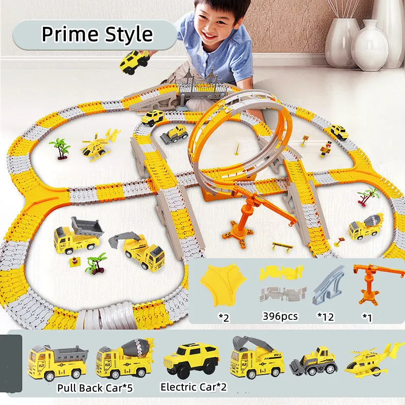 race tracks baby construction toys