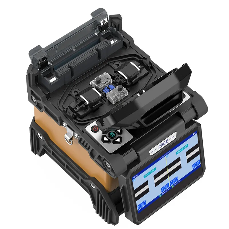 JILONG KL-280E Multi-Functional Trunking Splicer FTTH Fiber Fusion Splicer 8S Splice 4 Motors 6800mAh Battery Capacity