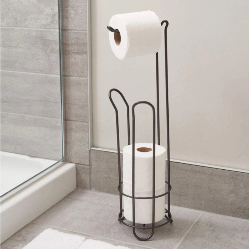 

Vertical toilet paper rack storage rack toilet paper storage rack Multifunctional Tissue holder Paper towelstorage toiletstorage