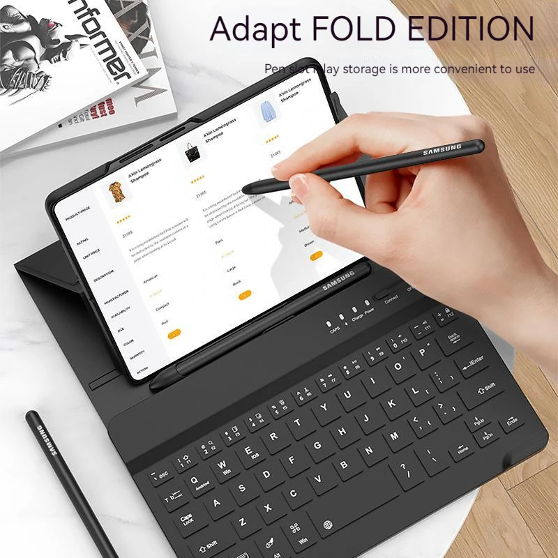 Samsung Galaxy Z Fold 4 Bluetooth Keyboard - Samsung Galaxy