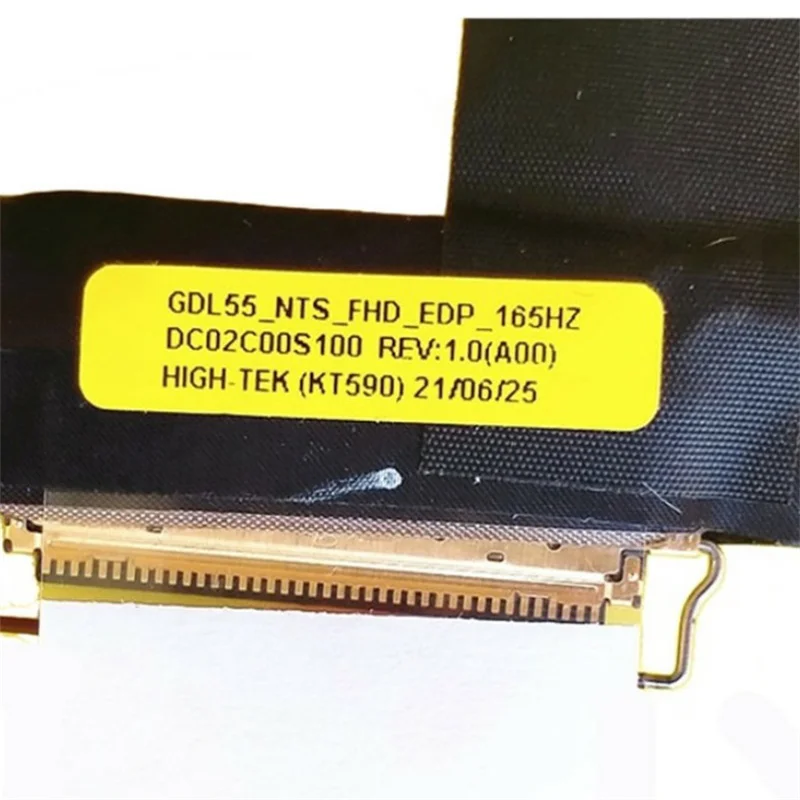 Laptop Lcd Cable For Dell G15 5510 5511 5515 120Hz 165Hz 40Pin 06RH1H 052NPC DC02C00S000 DC02C00S100