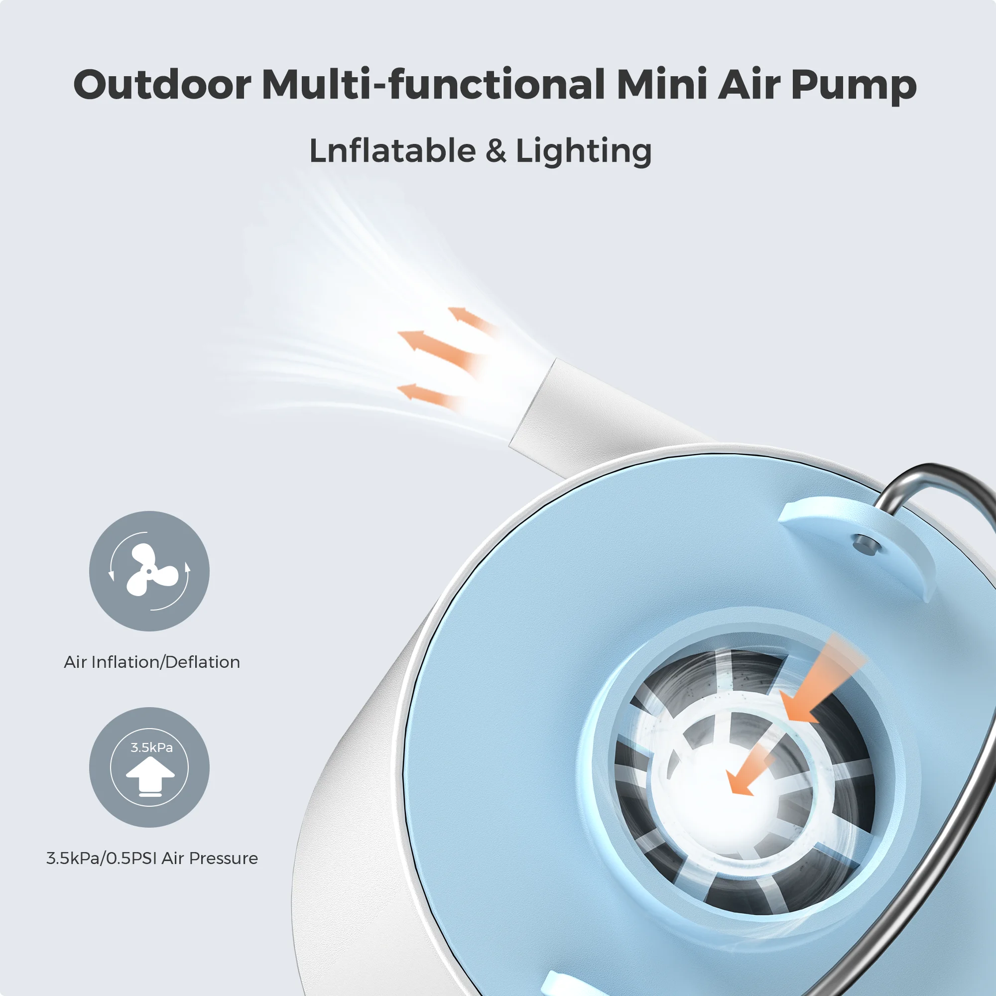 Camping Equipment Equipment  Tiny Pump Portable Air Pump