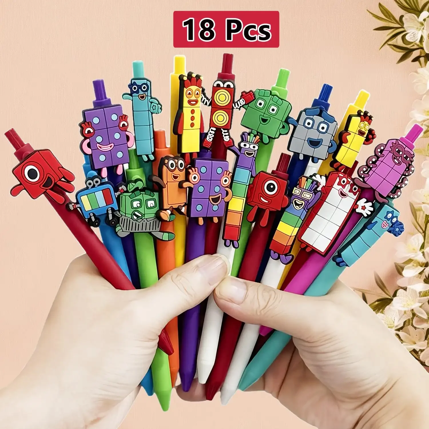 6/12/18 قلم بناء على شكل كتلة لطيف عدد بنة قلم حبر...