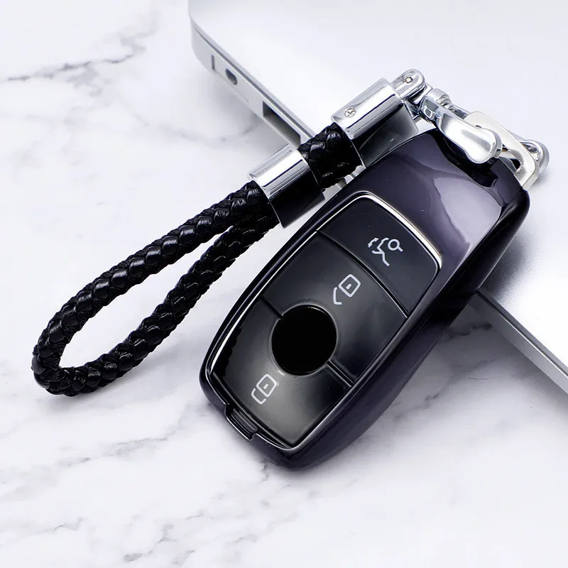 Soft TPU Car Key Case Cover for Mercedes-Benz A C E S Class GLA GLC GLE GL GLS CLA CLS AMG W205 W213 W177 W222 E200 E300 C260