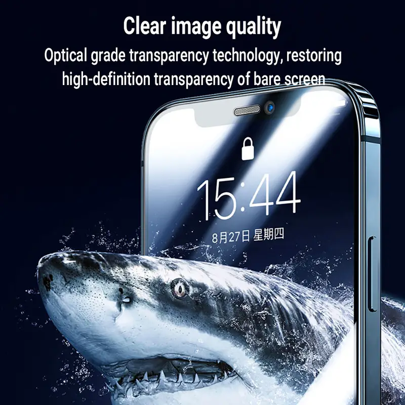 Oleophobic Coating Dust Free Screen Protector For iPhone 17 Pro Max 16 15 13 11 12 14 Pro Max SE 7 8 XR Easy Installation Glass - Image 6
