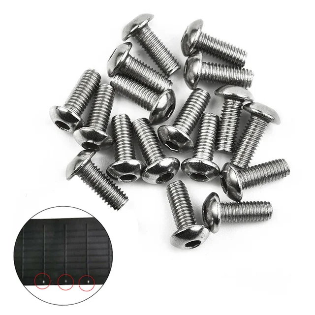 추천제품 17pcs 전기 스쿠터 스틸 볼트 샤오미 M365 하단 보드 나사 3*8mm 스틸 전자 스쿠터 볼트 사이클링 액세서리 소개