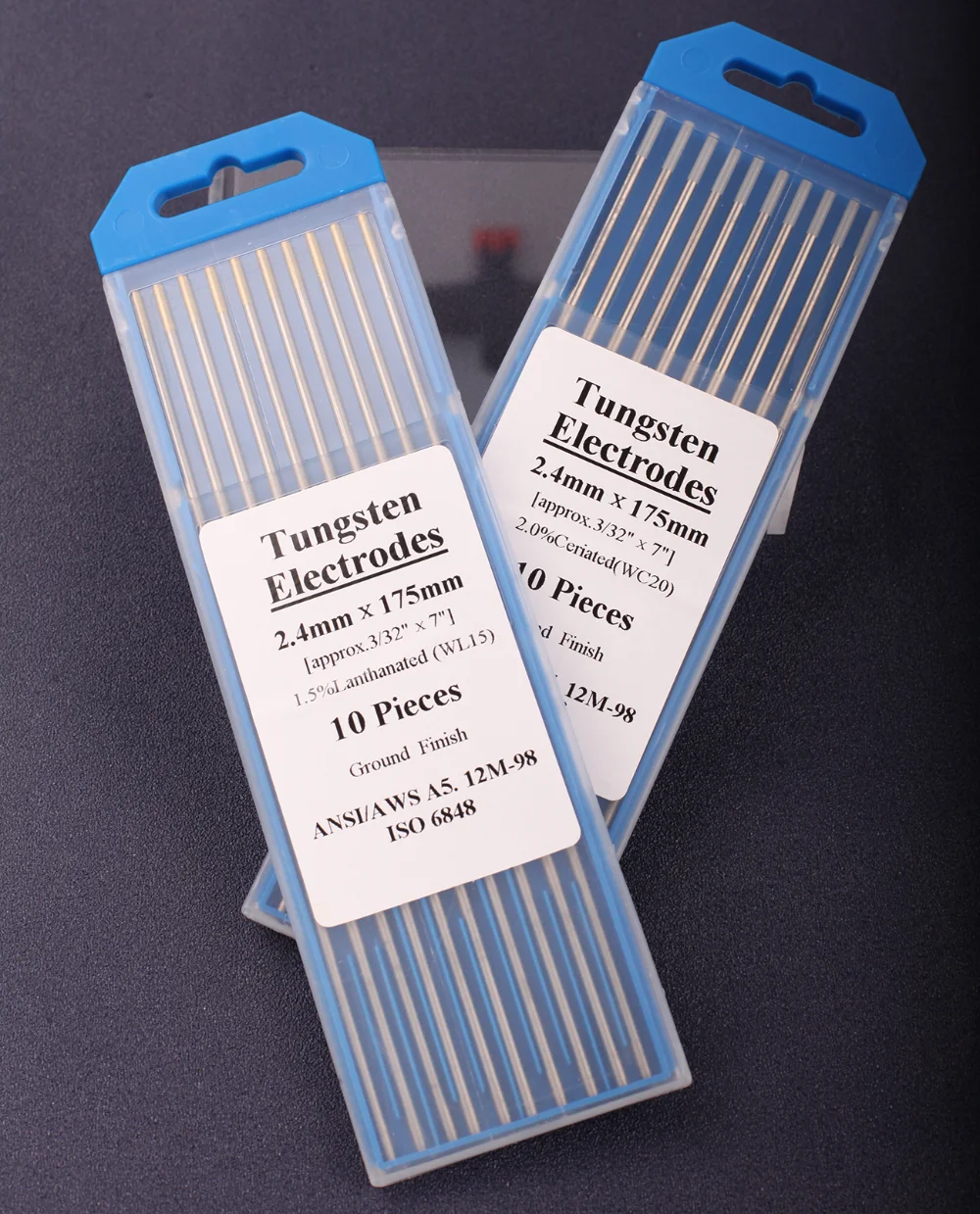 Tungsten Electrodes WT20 WC20 WL20 WL15 WZ8 WP WY20 WR20 E3 1.6mm 2.4mm 3.2mm Tig Rods