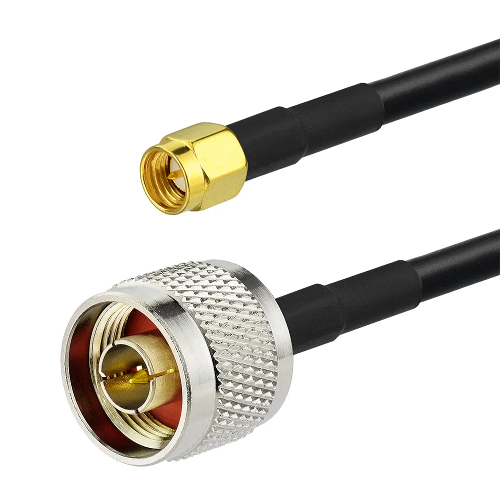 

Superbat Wlaniot Low Loss N Male to SMA Male with Weatherproof Connectors RG58 30cm Cable for Celling Antenna
