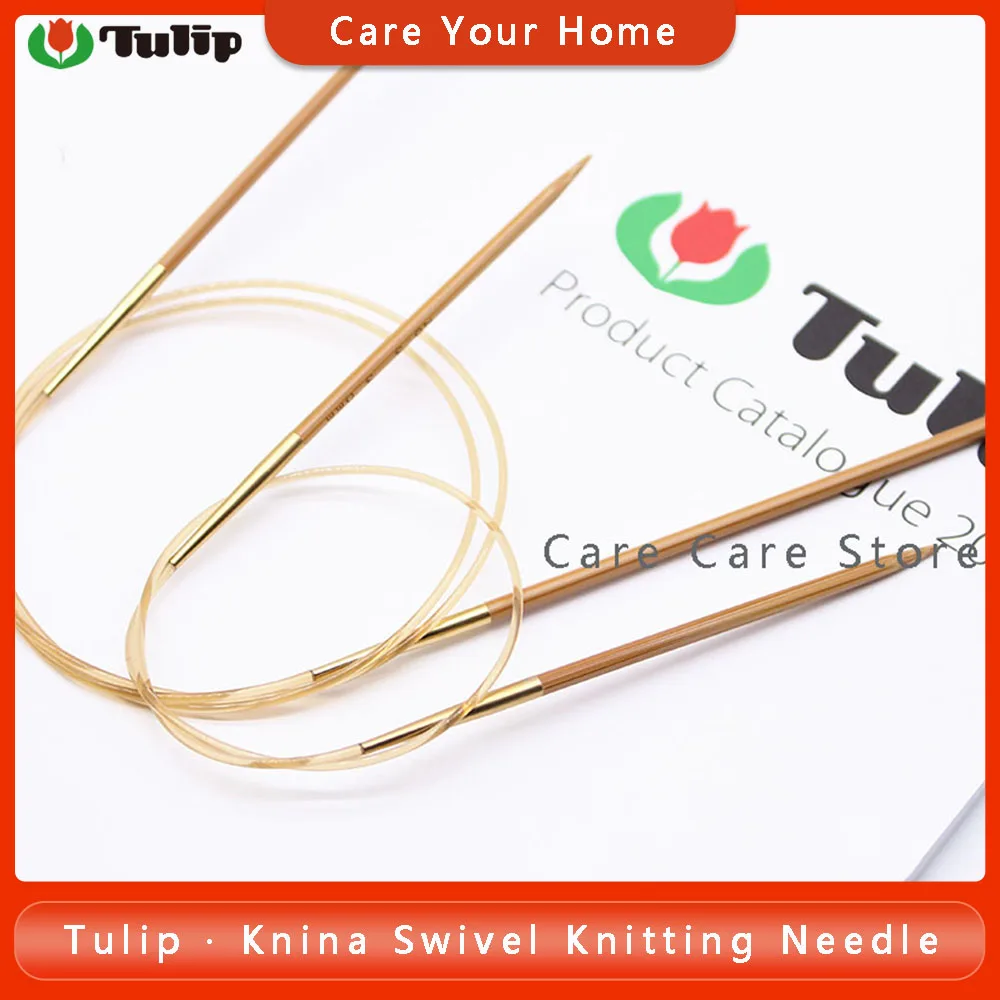 1 Pair 40/60/80/100cm Tulip Bamboo Knitting Needles For Knitting