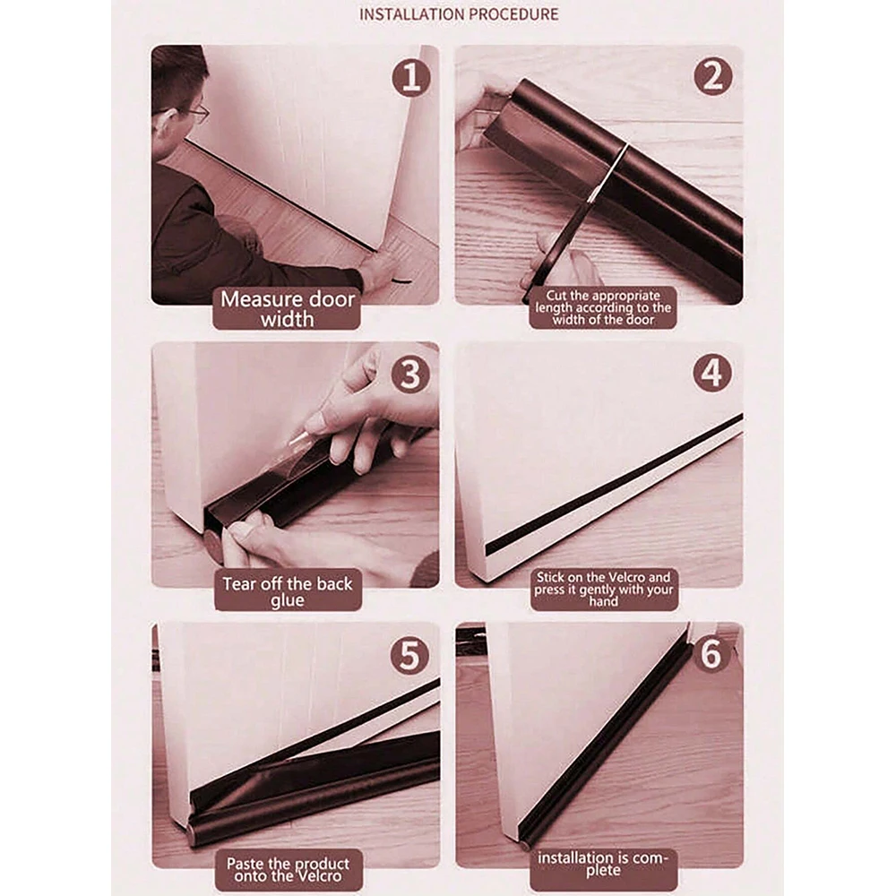 Under Door Soundproof Insulating Seal Strip