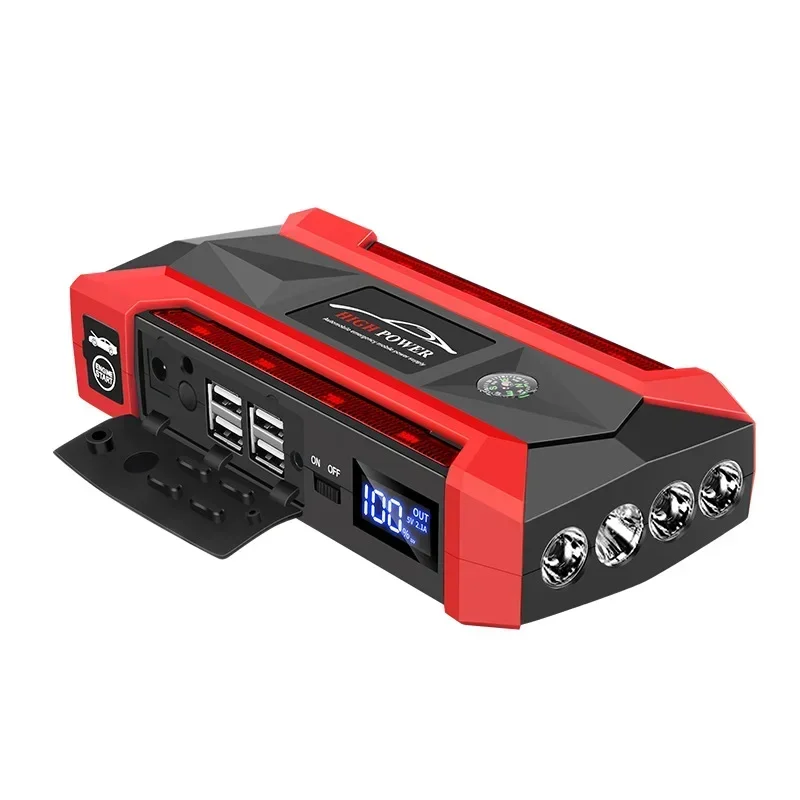 12000mAh Portable Car Jump Starter Power Bank Car Booster Charger 12V Starting Device Petrol Diesel Emergency Booster