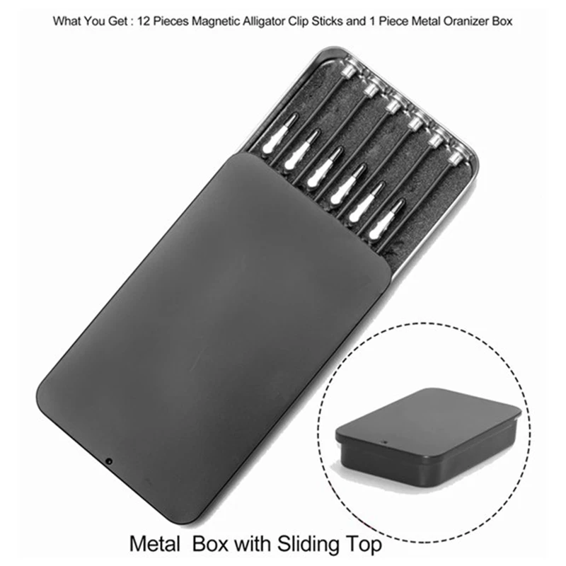Model Painting Stand Base Holder And 12PCS Magnetic Bendable Alligator Clip Sticks Set Modeling Tools For Airbrush Easy Install 5