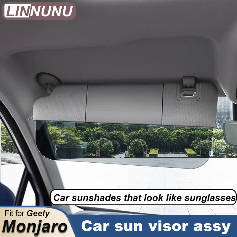 

LINNUNU Car sunglasses sunshade Main and co pilot Fit for Kx11 GEELY Monjaro Manjaro 2022 2023 Xingyue L Auto Assesories Mounts