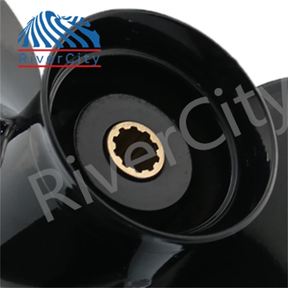 Boat Propeller 9.9x14 For Tohatsu Nissan 25hp 30hp Outboard Aluminum Alloy Propeller 3 Blade 10 Spline