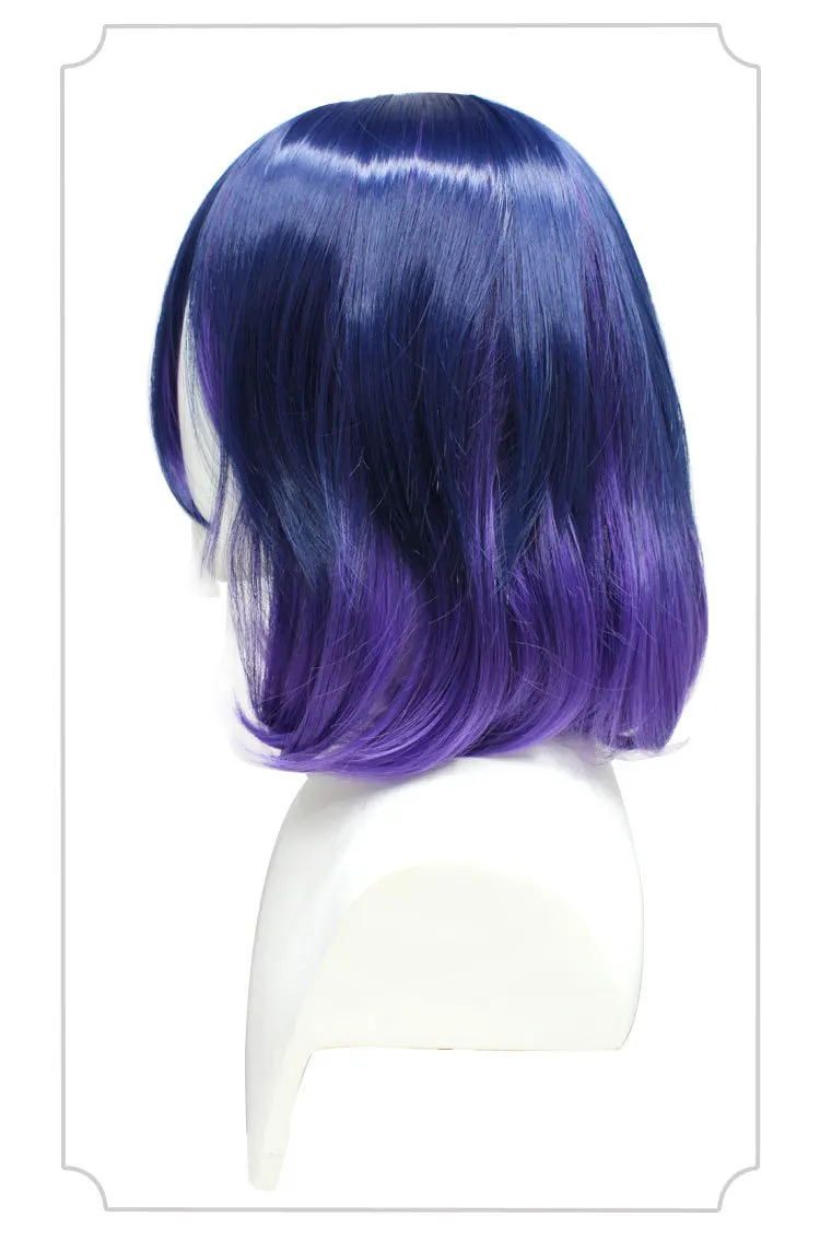 Anime Kinsou No Vermeil Goldfilled Alto Cosplay Wig White Light Purple  Short Hair Vermeil In Gold