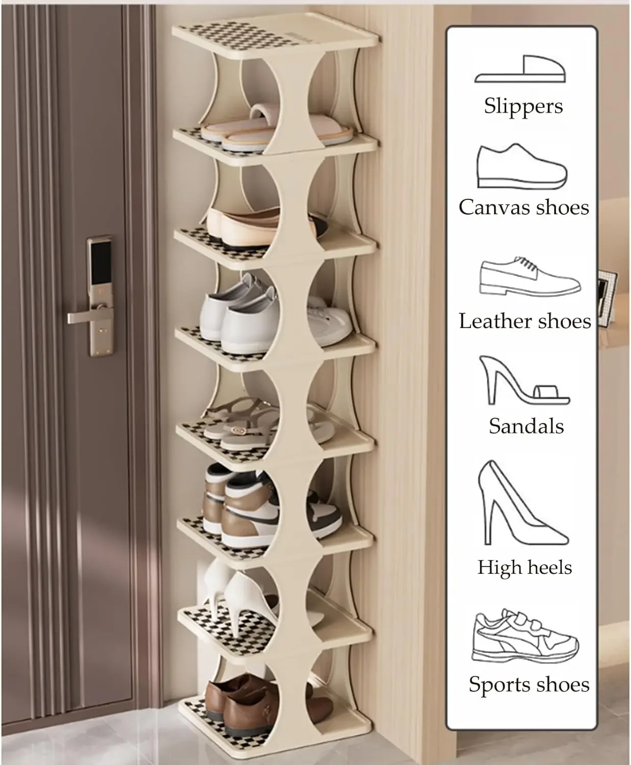 Fabric Shoe Cabinet Shoe Rack Shoe Storage Box Dustproof Fabric Shoe Organizer Multilayer Rack
