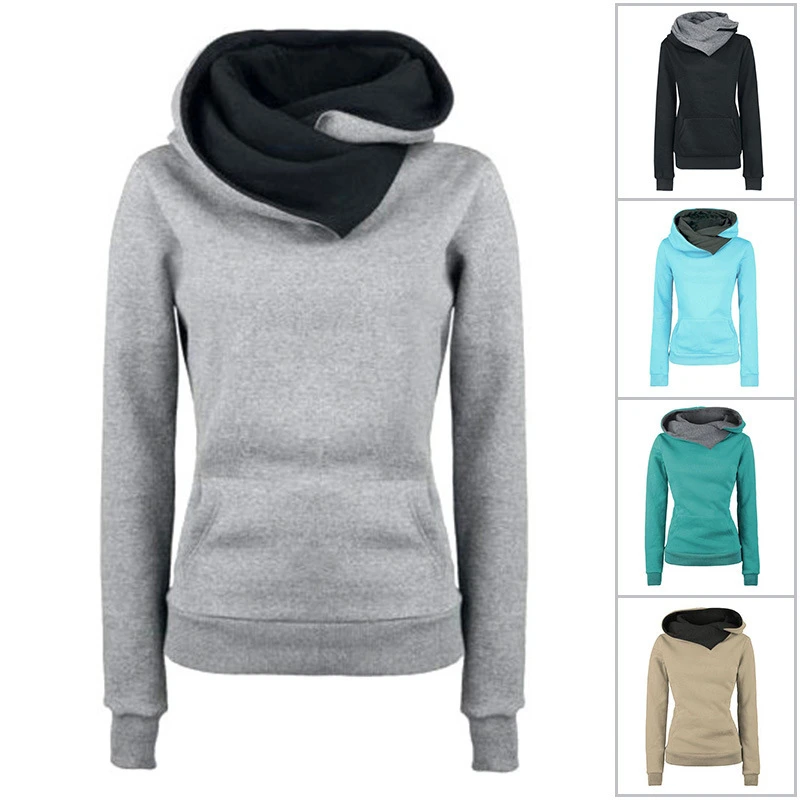 cropped hoodie 2022 Women's Pure Hoodies Women Hooded Sweatshirt Casual Pullover Tops Female Hoodied Full Sleeve cropped hoodie