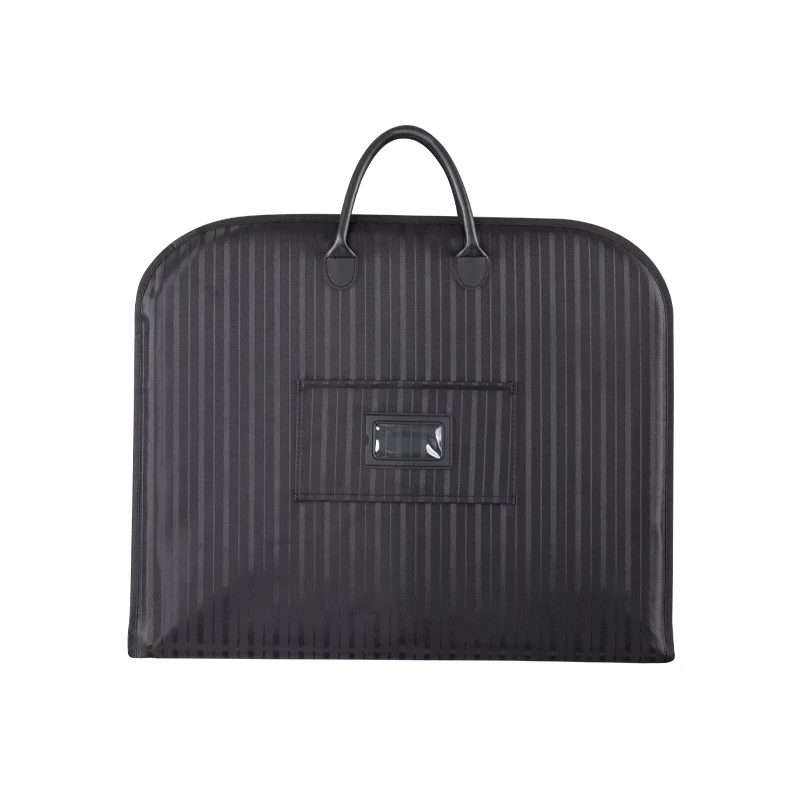 Fashion Striped Man Suit Carrier Garment Bag For Men's Suit Clothes Organizer Suit Bag Waterproof Travel Carry On Suit Holder 4
