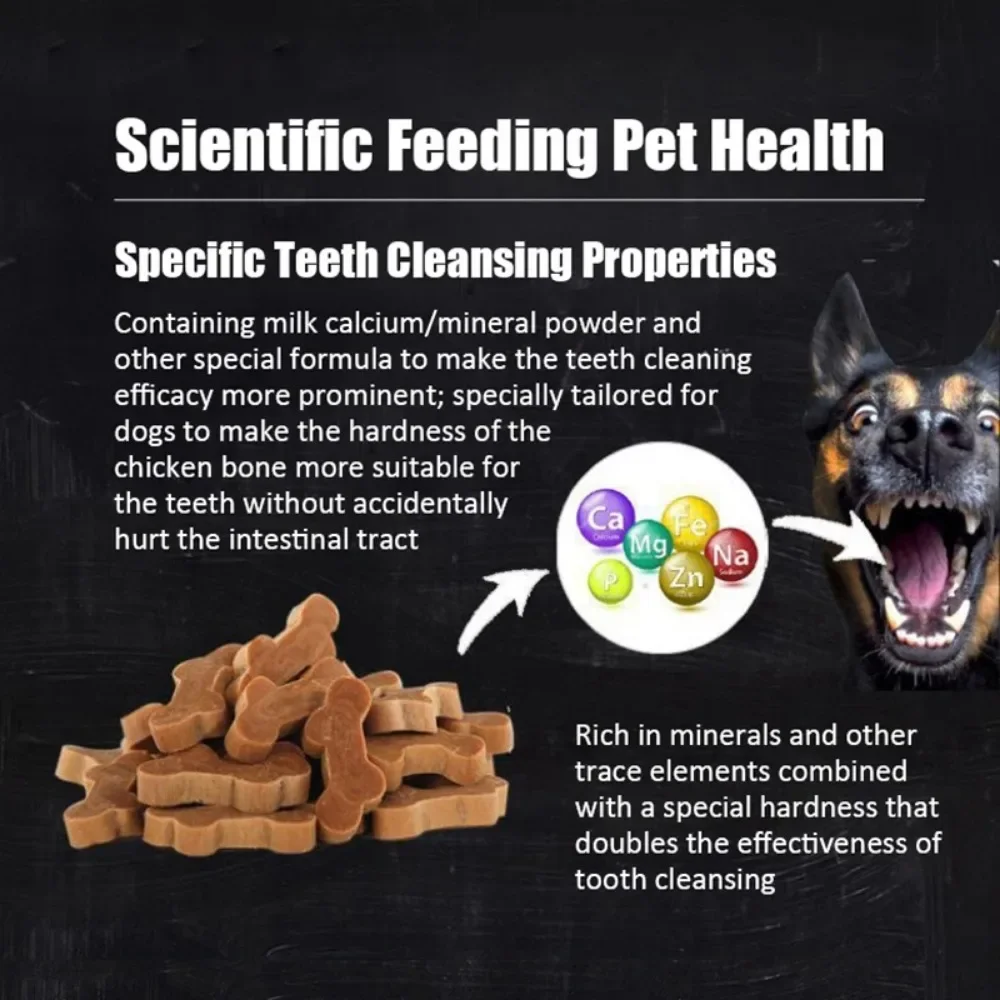 Dog Bruxism Stick Real Meat Low Salt Natural Formula Healthy Nutritious Adult Dogs Puppy Training Rewards Pet Dogs snacks Food