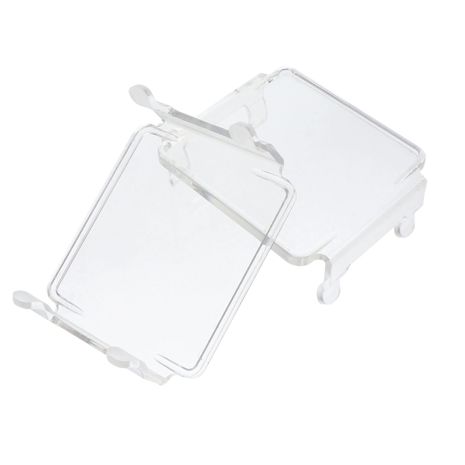

2 Pcs Work Light Shade Acrylic Square Car Lampshade Truck Off-road Fashion Decorative Spotlight
