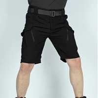 Cargo Shorts Men Summer Tactical Pants Quick Dry Short Trousers Male Hiking Hunting Pant Multi-Pocket Knee Length Men's Trousers 2