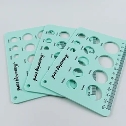 Silicone Nipple Ruler Breast Pump Flange Sizing Tool Breast Pump Accessories Flange Measuring Tool Skin Friendly Ruler