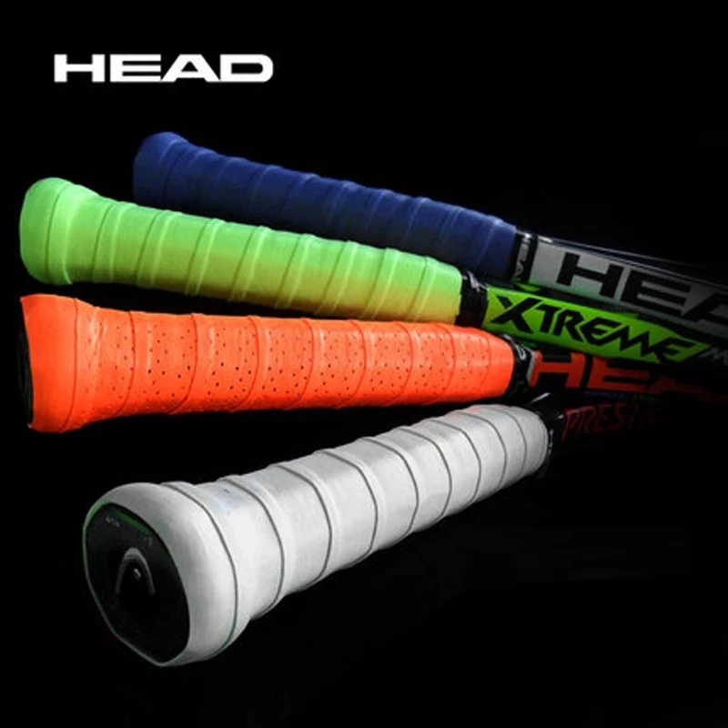 10Pcs HEAD Anti Slip Head Overgrip Tennis Racket Grips Original Tennis Overgrip PU Dry Feel Badminton Grips Tennis Squash Traini