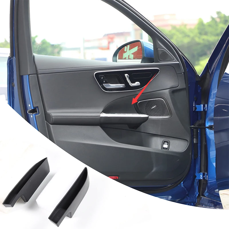For Mercedes Benz C Class W206 2022-2026 Car Door Handle Storage Box Inner Handle Organizer Container Tray Interior Accessories