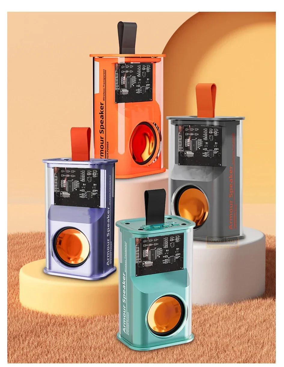 Description Picture 2 of itemBluetooth Speaker A36 LED Flashing Soundbar Portable Outdoor Indoor Subwoofer Loudspeaker Support TF Card FM Radio Waterproof