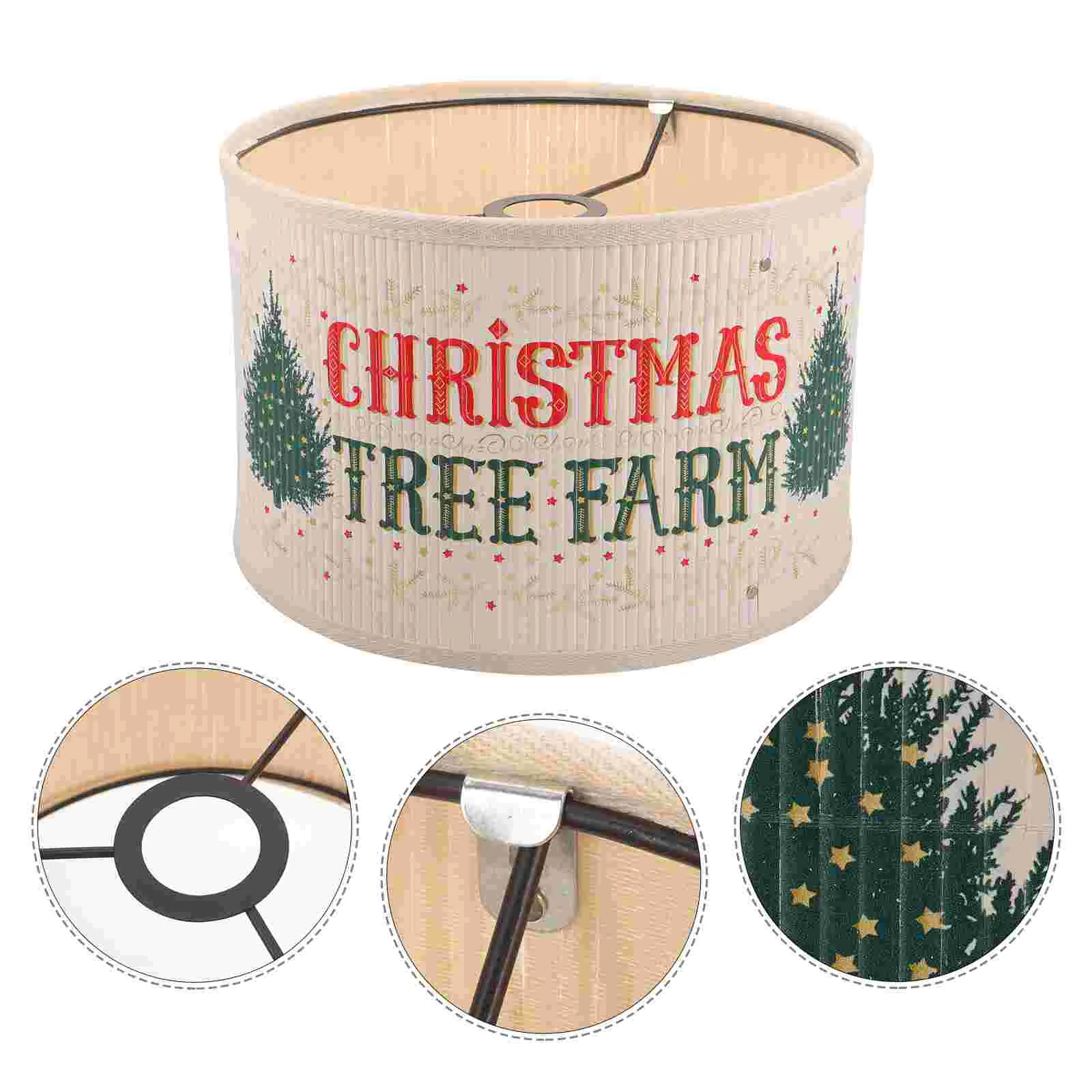 

Christmas Lamp Shade Shades Bulb Chandelier Lamps Bamboo Lampshade Light Covers Outdoor Hanging Lampshades