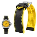 Black yellow-S pin