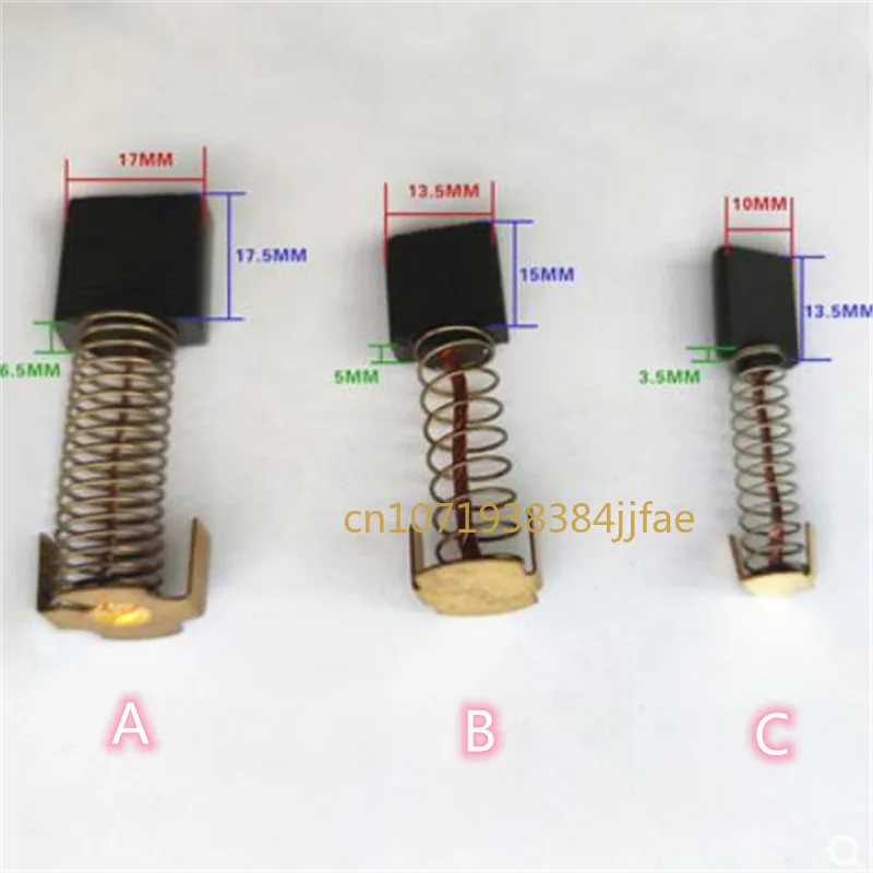 

Cepillo de carbón cepillo de resorte accesorios de mantenimiento del motor torno perforación y fresadora Procesamiento