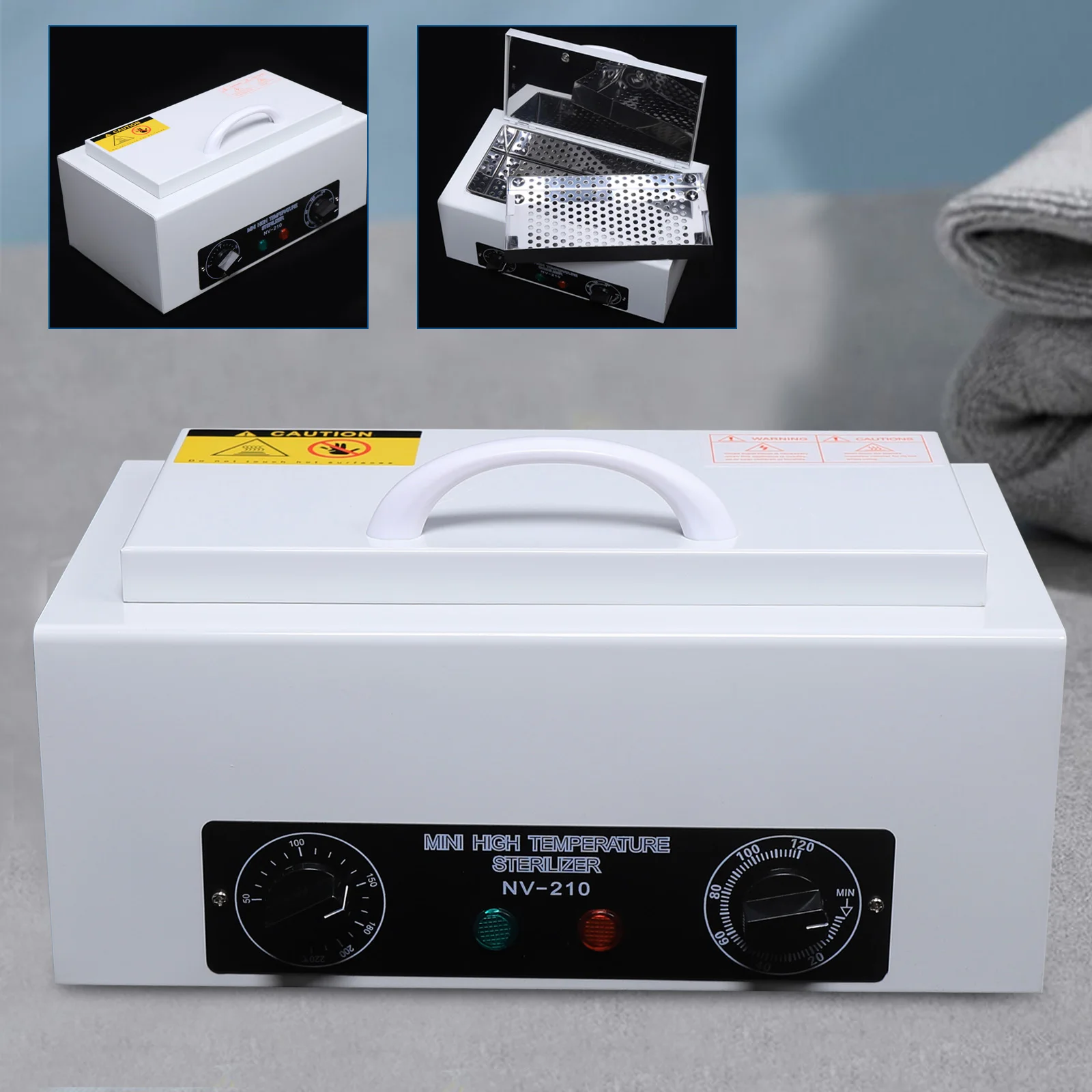 Sweetmile UV Ozone Sterilizer Box Cabinet High Temperature Nail Sterilizer Disinfection Box Storage Case Nail Tools Machine 6