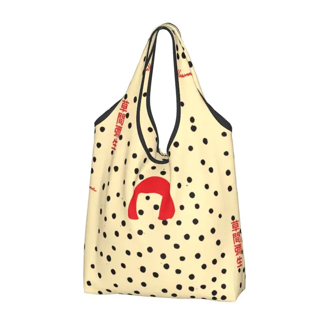 Yayoi Kusama Inspired Grocery Shopping Bags