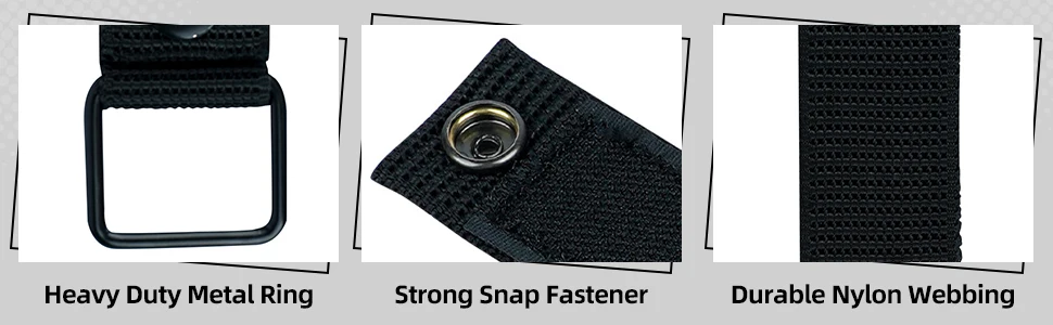 MELOTOUGH Maßbandhalter, Maßbandhalter, Bohrer, Schlagwerkzeug, Holster für Maßband, Bohrer, abgeschnittenes Werkzeug, 2 Stück – Detail 2