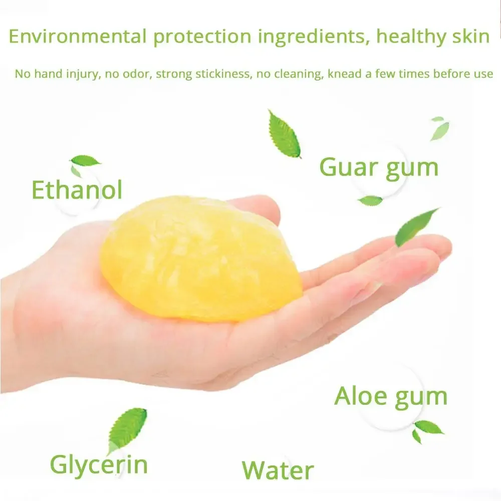 1pcs 70g Car Wash Mud Cleaning Pad Glue Powder Cleaner Dust Remover Gel Home Computer Keyboard Clean Accessories Tools
