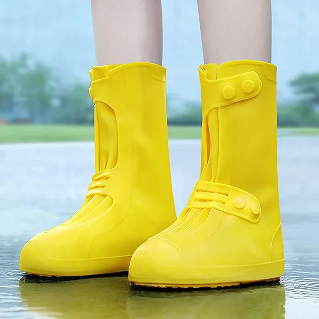 Cubiertas impermeables Para Botas De Lluvia, Cubierta antideslizante Para Zapatos, De Silicona, XXL