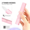 Portable Nail Lamp Handheld Mini For All Gel Polish Quick Dry USB Nail Dryer Machine UV LED Nail Lamp Mini Flashlight Pen 2