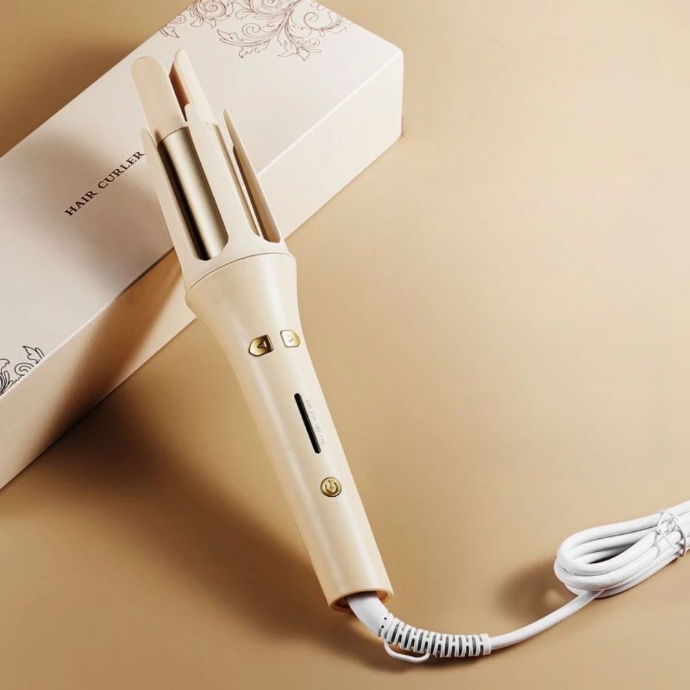 مكواة تجعيد الشعر الدوارة