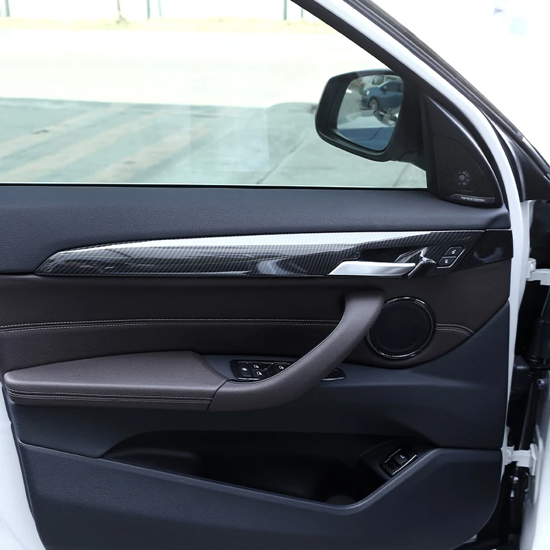 자동차 인테리어 액세서리 인테리어 문짝 핸들, 스크래치 방지, 장식 패널 키트, ABS, BMW X1 F48 2016-2019 에 적합