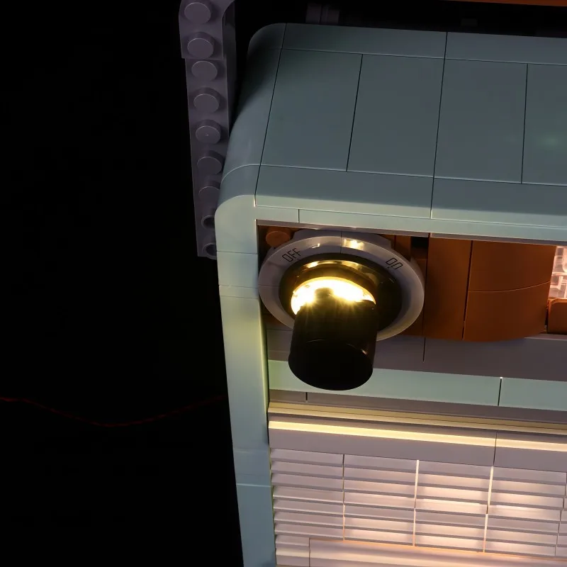 레고 10334 레트로 라디오 DIY 장식 램프용 MAXCXT LED 조명 세트 (배터리 박스 포함, 레고 빌딩 블록 세트 제외) ? ）
