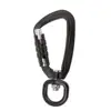 500KG Auto Locking Carabiner Rotating Ring Outdoor Keychain Hook Carabiner Climbing for Outdoor Mountain Camping 2