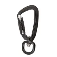 500KG Auto Locking Carabiner Rotating Ring Outdoor Keychain Hook Carabiner Climbing for Outdoor Mountain Camping 2