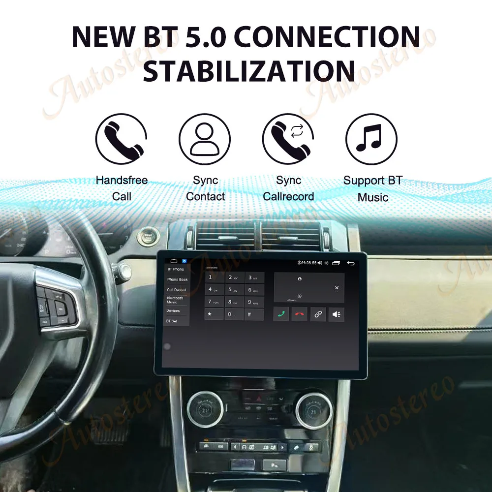 13.3 Carplay Android 14 Carplay For Land Rover Discovery Sport 2015-2019 Car Rad