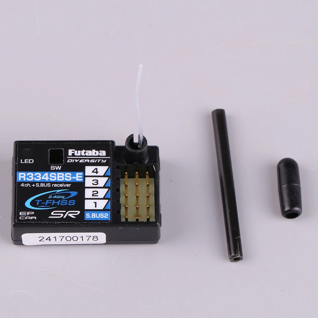 FUTABA R334SBS-E T-FHSS SR レシーバー 7PX ショートアンテナ